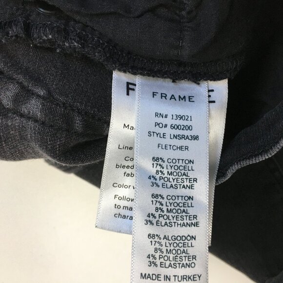 FRAME Fletcher Wash Le Nouveau Straight Raw Edge Hem 5 Pocket Jeans - Picture 4 of 12